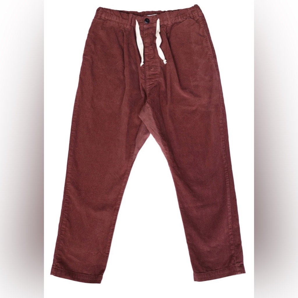 Unisex Women’s/Men's Casual Corduroy Pants - Wine Xs/28-30”